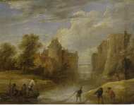 Teniers David II Landscape with Fishermen - Hermitage